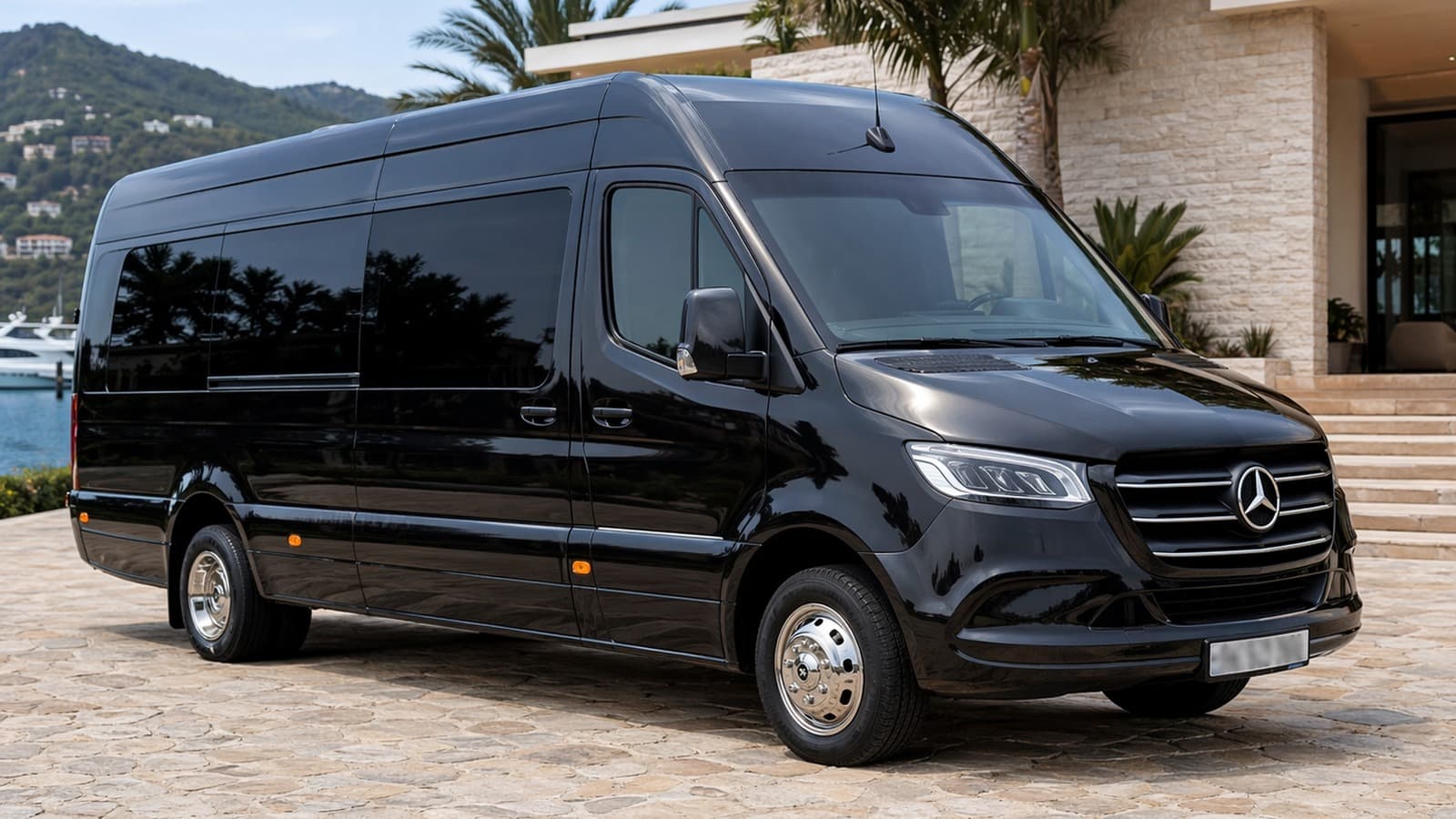 Guests arriving with a private group transfer in Ibiza