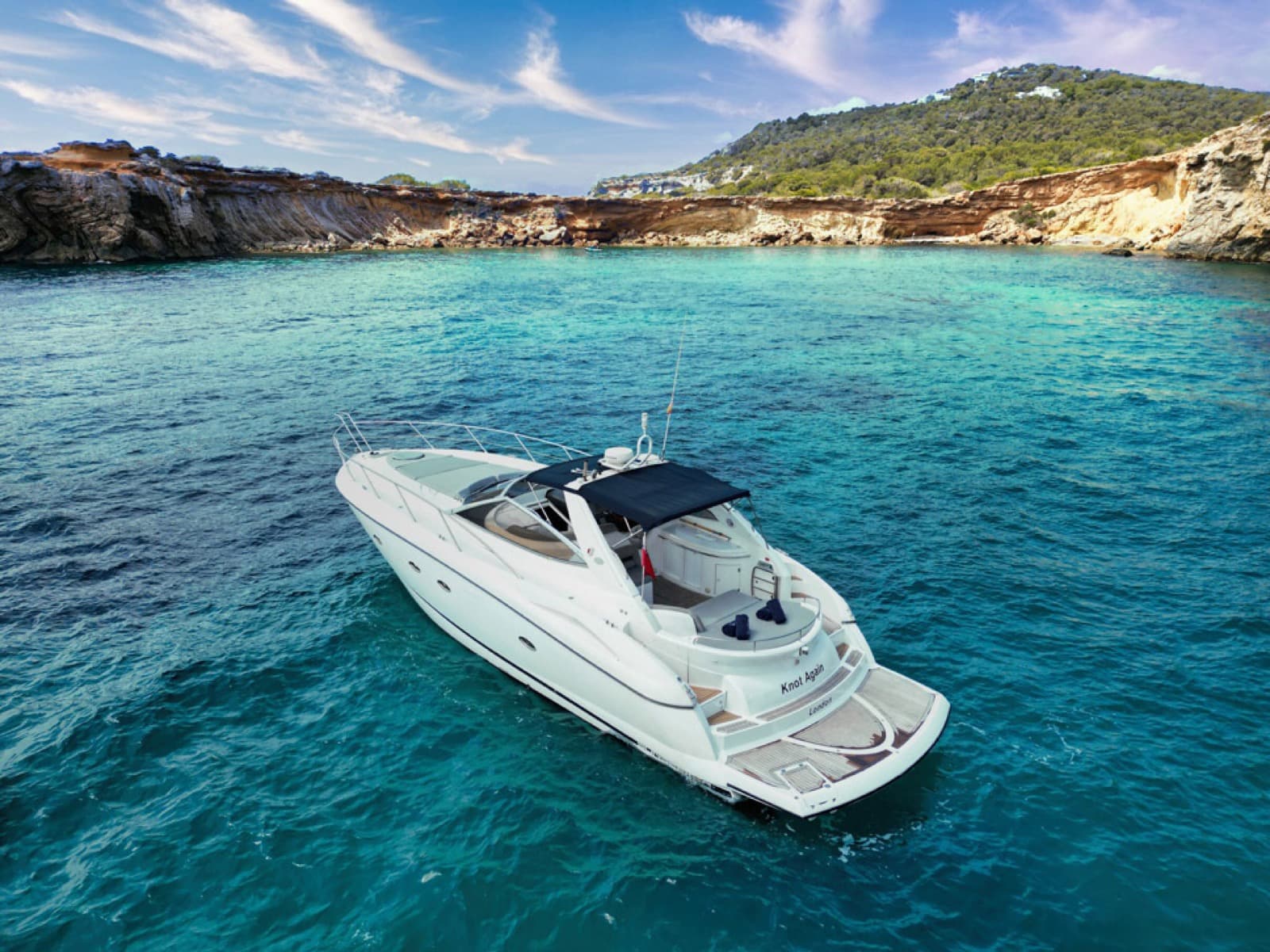 Sunset charter yacht